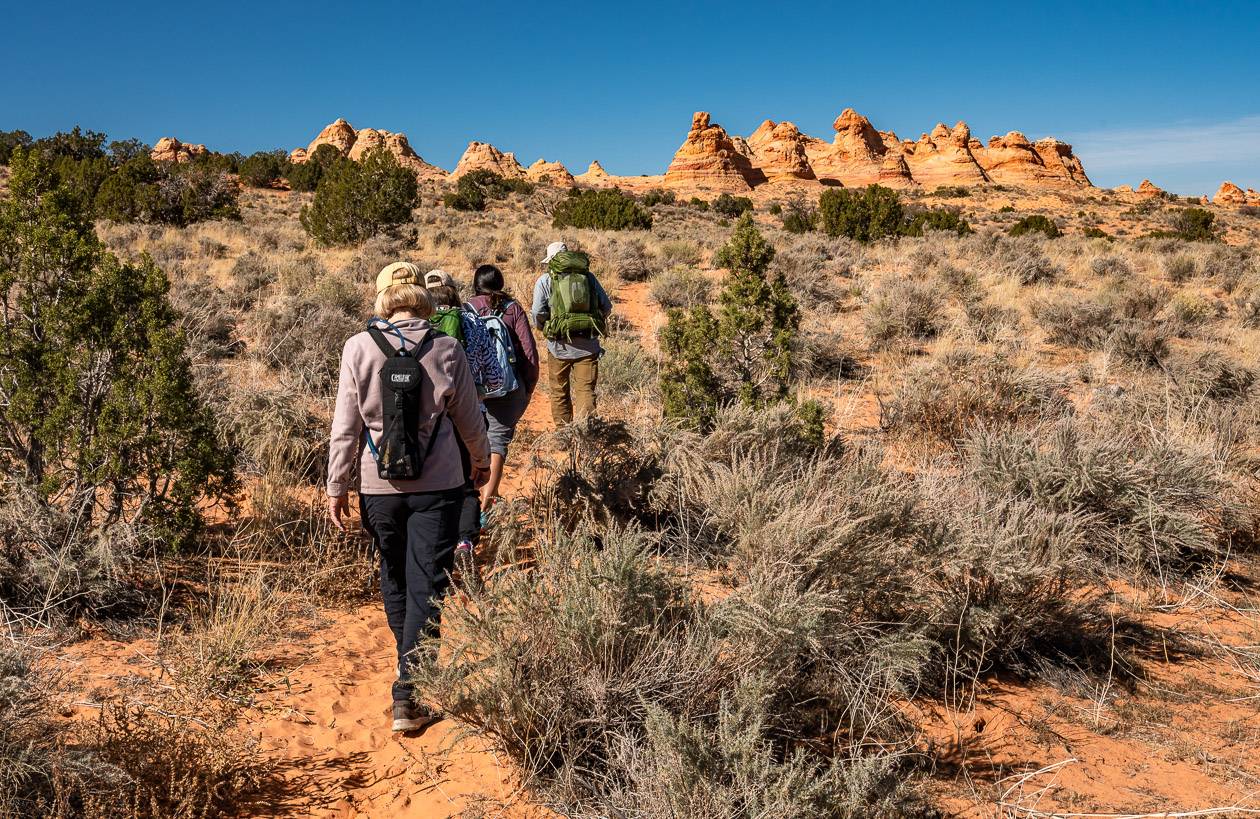 Starting out towards Coyote Buttes South