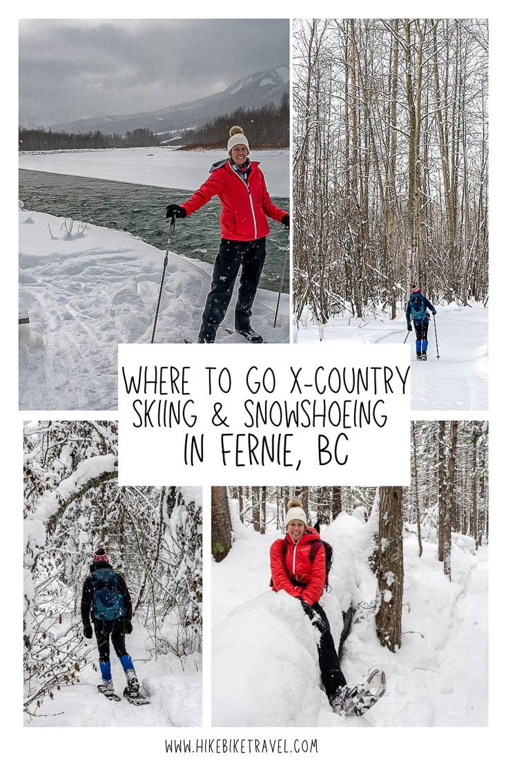 Where to go cross-country skiing and snowshoeing in Fernie, BC