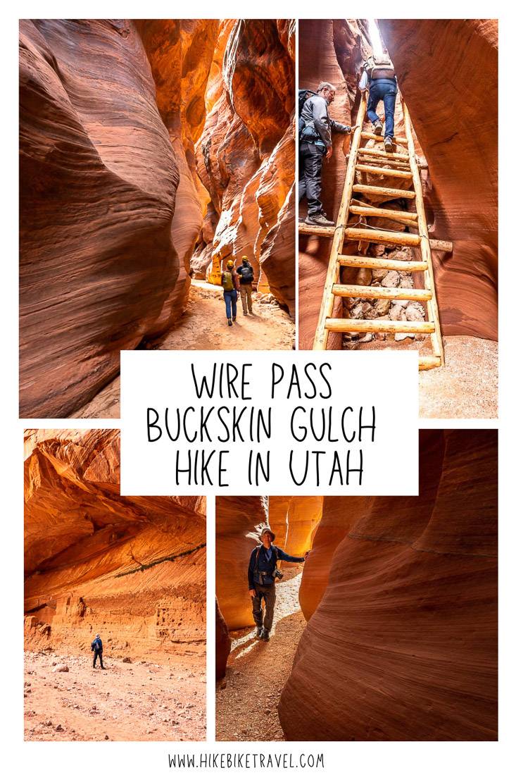 The fantastic Wire Pass - Buckskin Gulch hike near Kanab, Utah