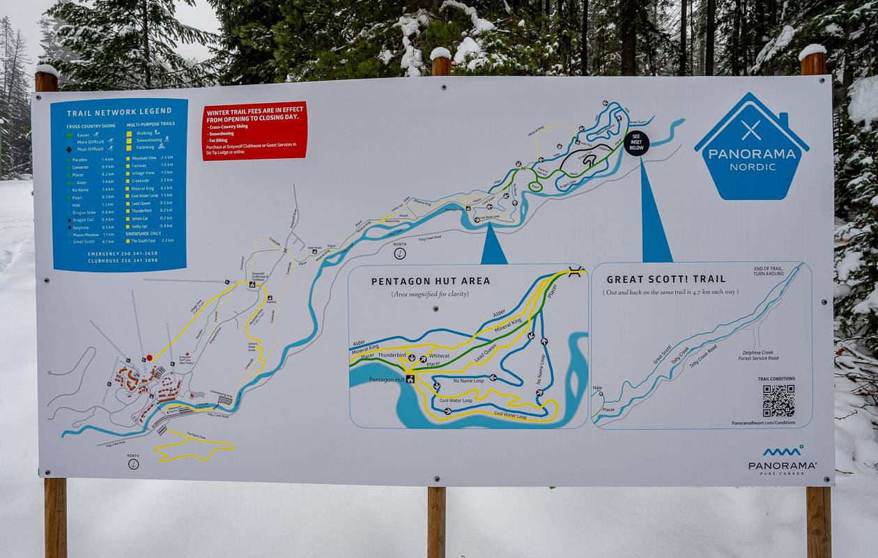 All the yellow trails on the map are multi-use - and that includes fat bikes