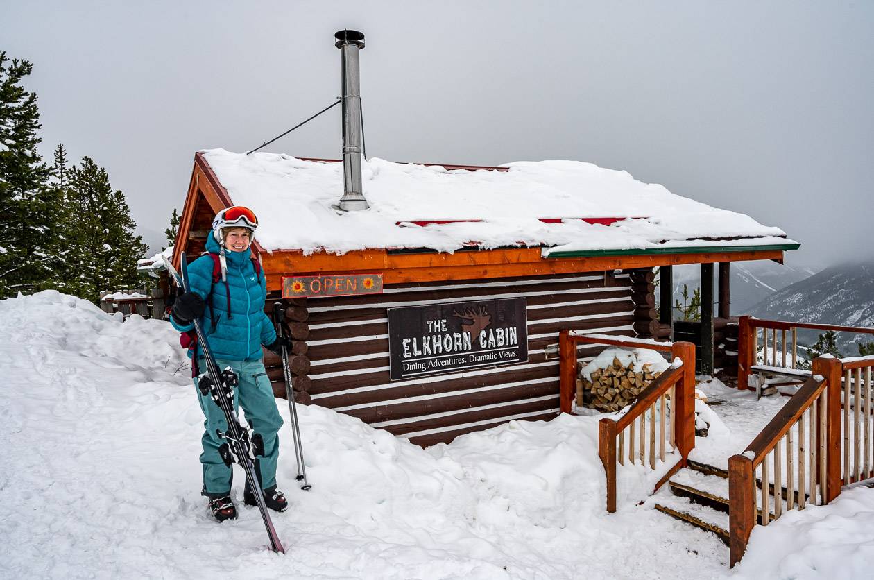 The Elkhorn Cabin just off the Rollercoaster Run