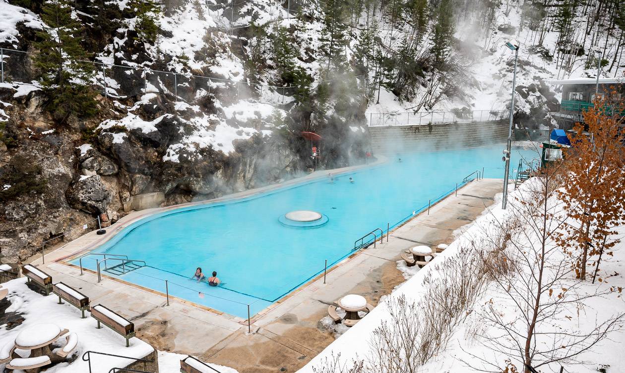 It's always a treat to enjoy a soak in Radium Hot Springs