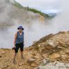 Me at the edge of Boiling Lake in Dominica