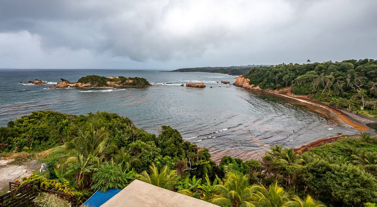 The view from our deck at Wanderlust Caribbean