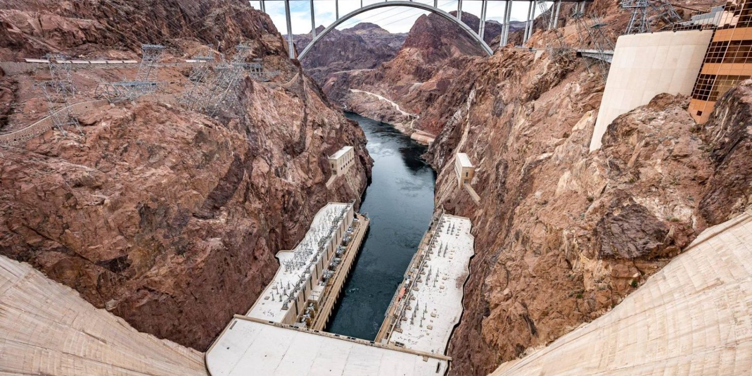 One of the best views of the Hoover Dam