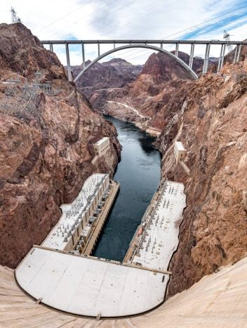 One of the best views of the Hoover Dam