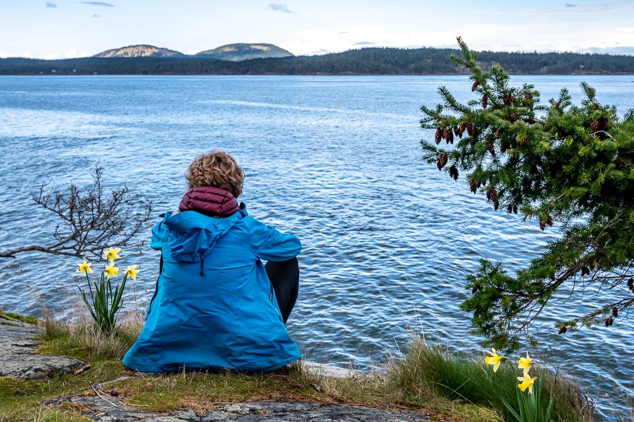 Me enjoying the view from Yeo Point