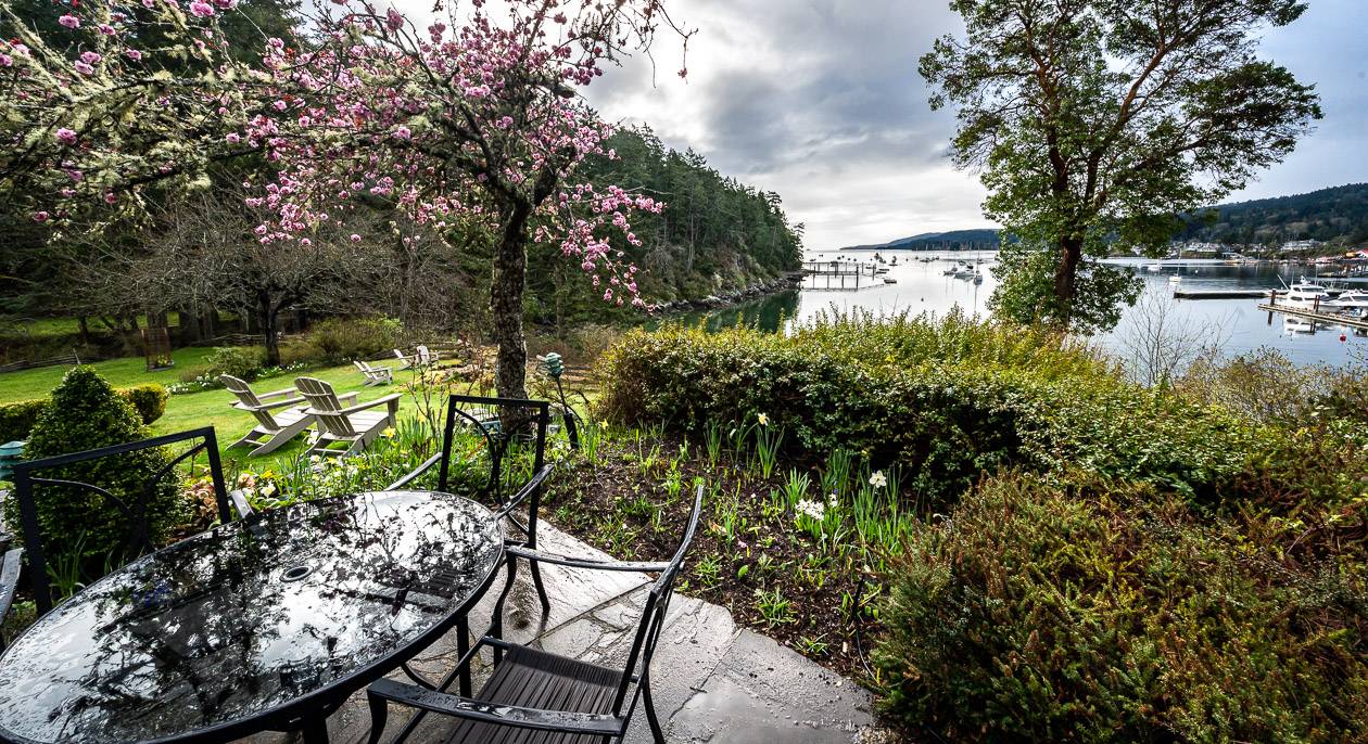 The beautiful grounds at Hastings House Country House Hotel on Salt Spring Island