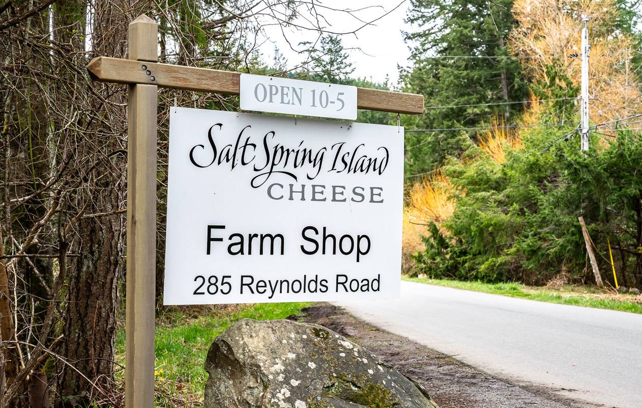 Stop in at Salt Spring Island Cheese