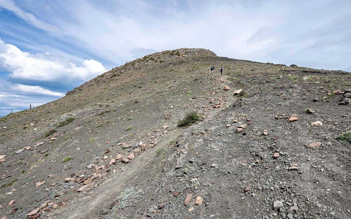 The final slog up to the top of Allstones Ridge goes surprisingly fast