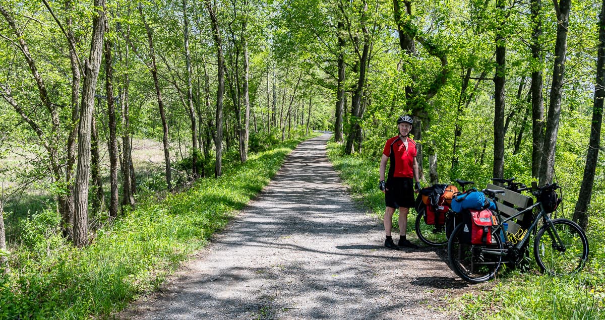 There are fewer benches on the C&O Canal Towpath than the GAP