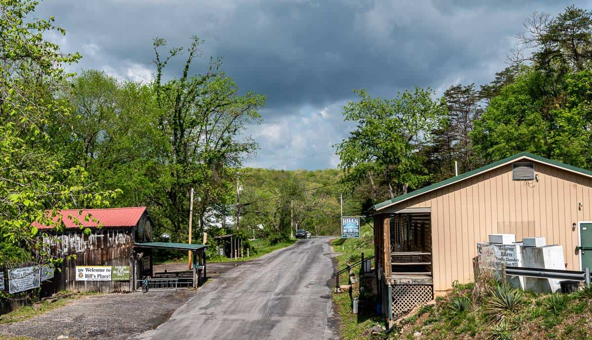 We are shuttled back down to Bill's Place and start here on the second day of the C&O bike ride