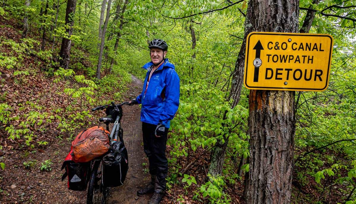 C&O Canal Towpath detour