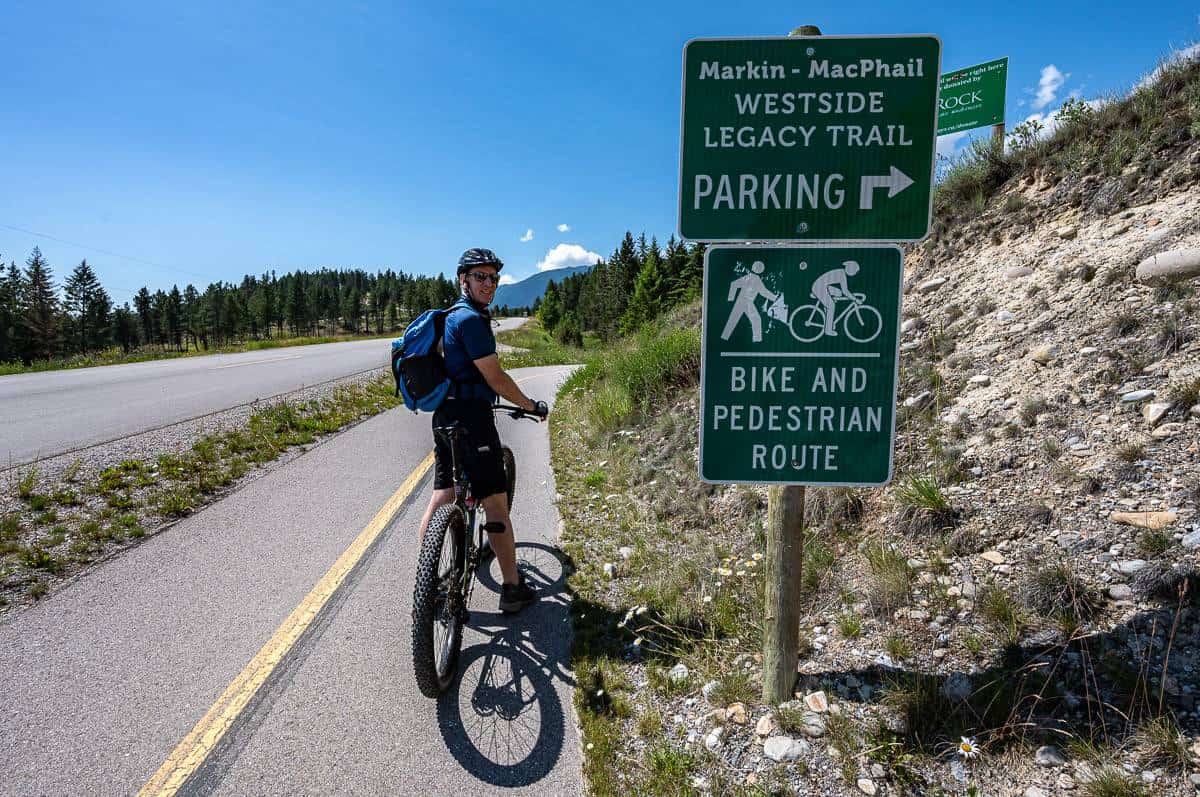 Everything is well signed including the parking areas along the Westside Legacy Trail