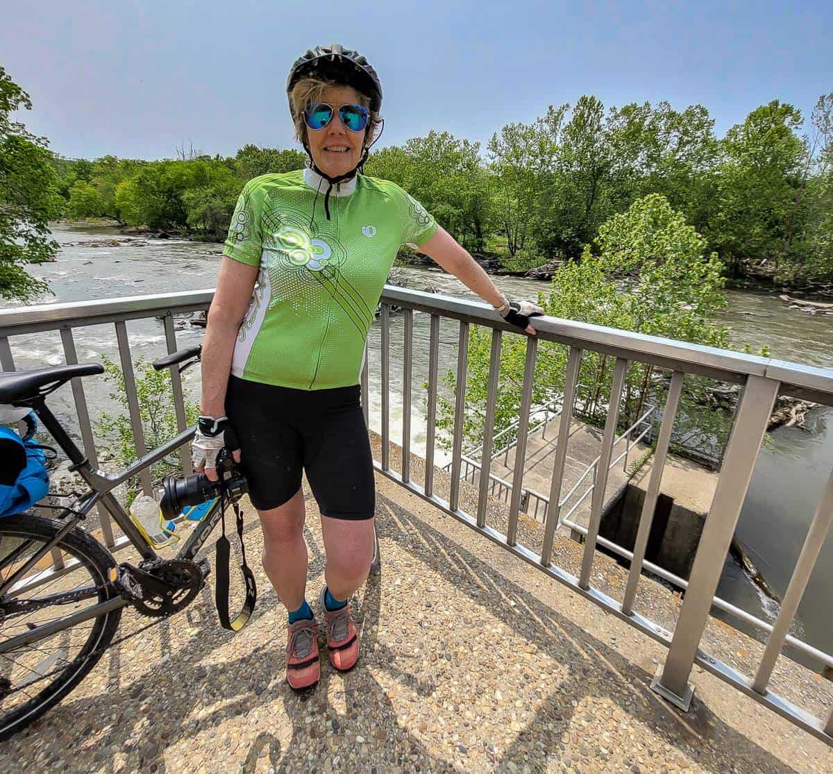 Five minutes before our finish at Great Falls Tavern Visitor Centre