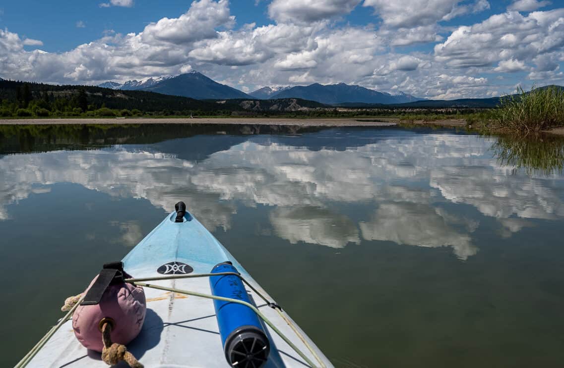 Paddling the Columbia River through the Columbia Valley
