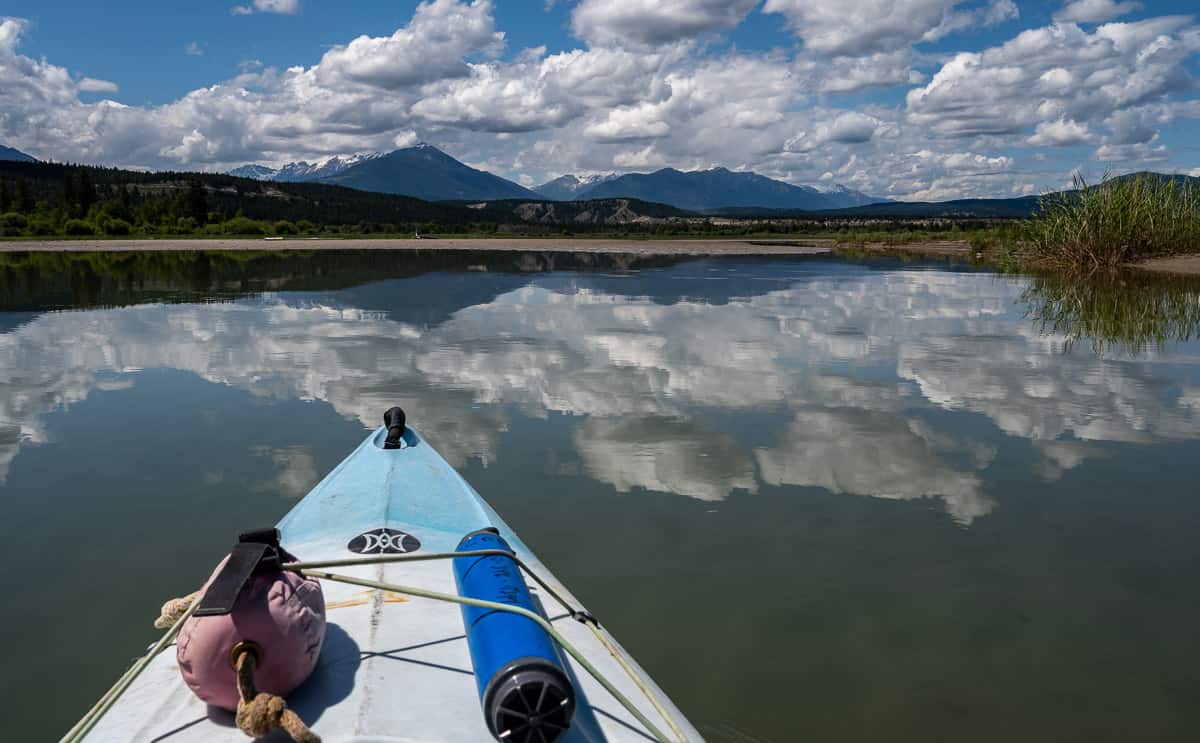 Paddling the Columbia River through the Columbia Valley