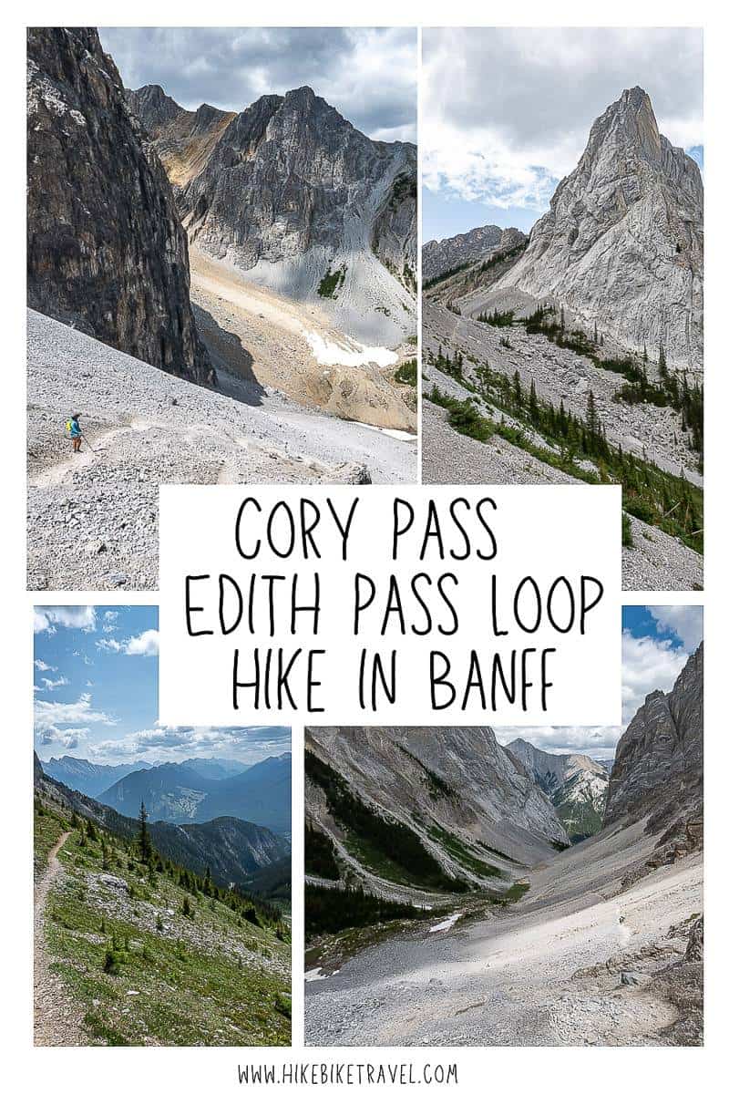 The Cory Pass Edith Pass loop hike in Banff National Park