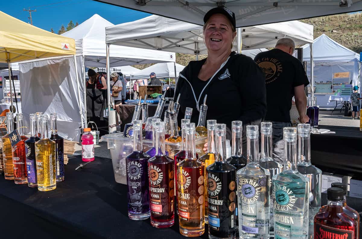 You'll find Taynton Bay Spirits at the Farmers Market in Invermere and on 6th Avenue