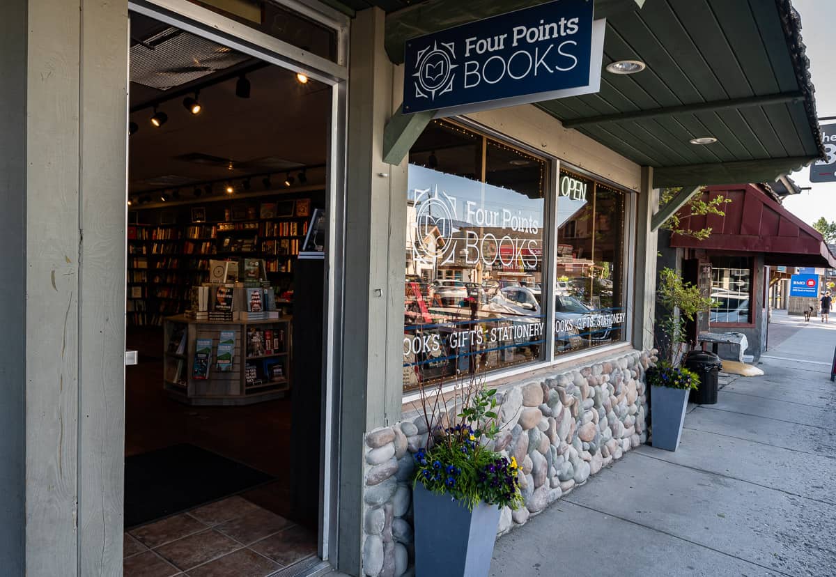 Four Points Books on Invermere's Main Street