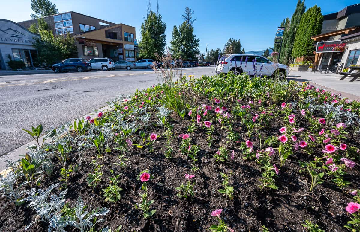 A pretty streetscape in Invermere