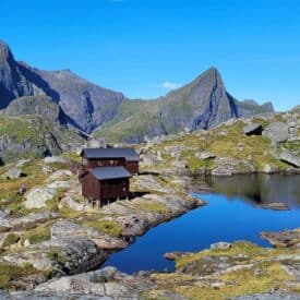 The Munkebu Hut hike is a standout on the Lofoten Islands