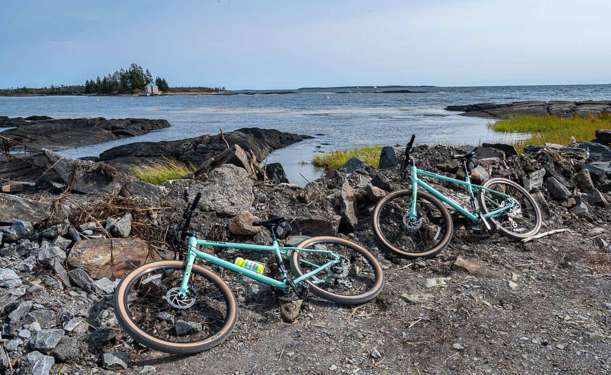 Blue Rocks is one of the prettiest villages in Nova Scotia to visit by bike