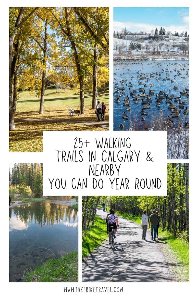 25+ walking trails in Calgary & nearby you can do year round