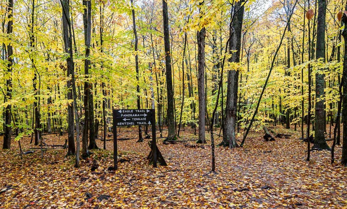 Glorious fall hiking in Peninsula State Park