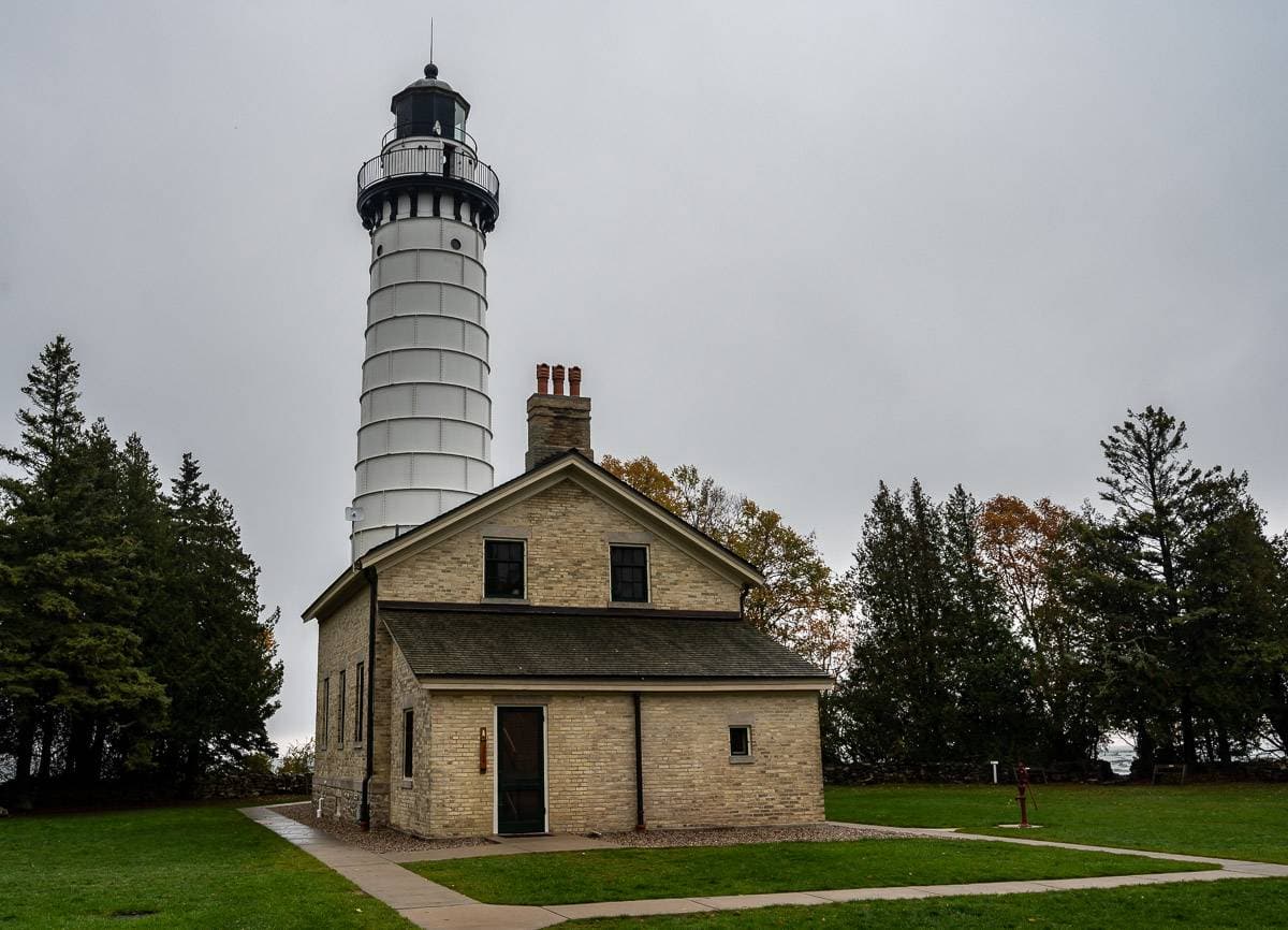 The Cana Island Lighthouse in Door County