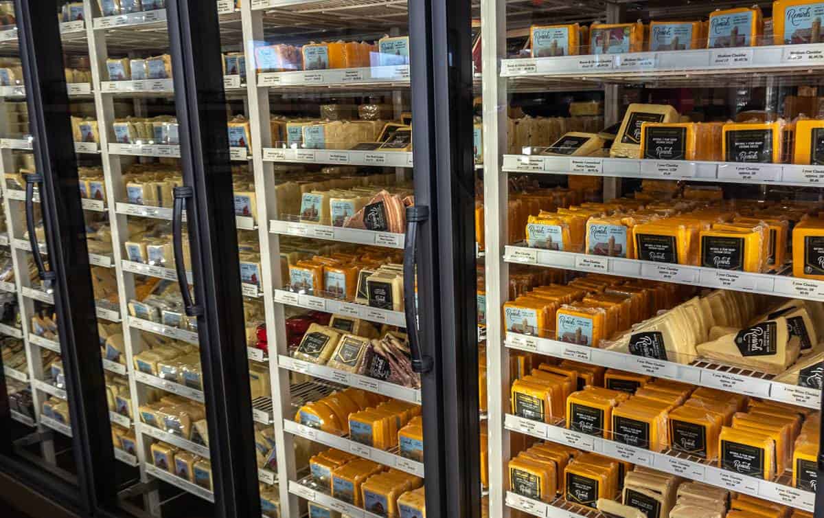 Lots of cheese to choose from at Renard's Artisan Cheese