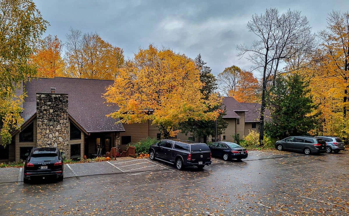 Lots of colour virtually the Inn at Little Sister Hill in Door County in fall