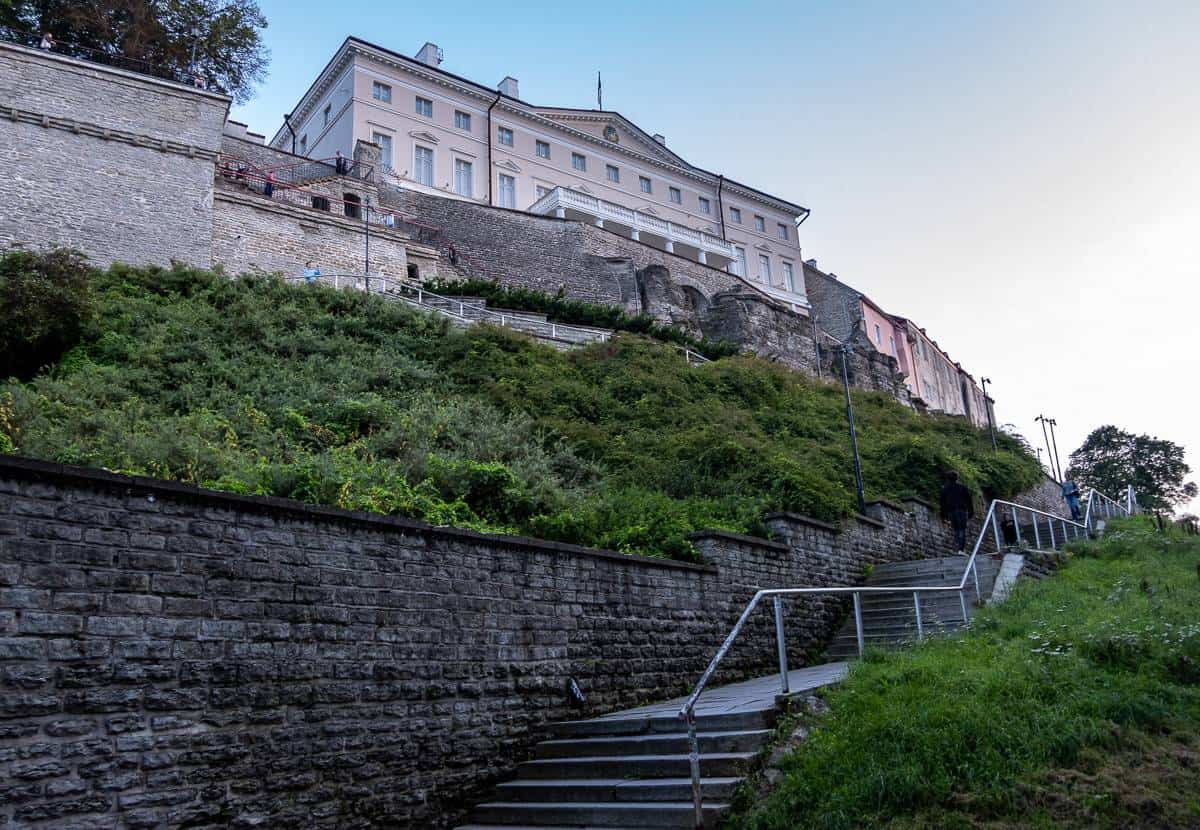 The Patkuli Stairs are flipside way into and out of Old Town Tallinn