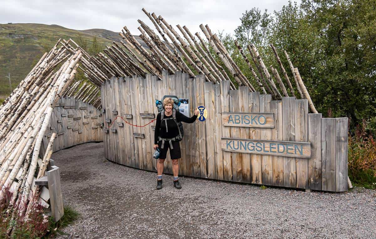 I liked the start of the Kungsleden Trail in Abisko - with huts on one side and mountains you pass on the other