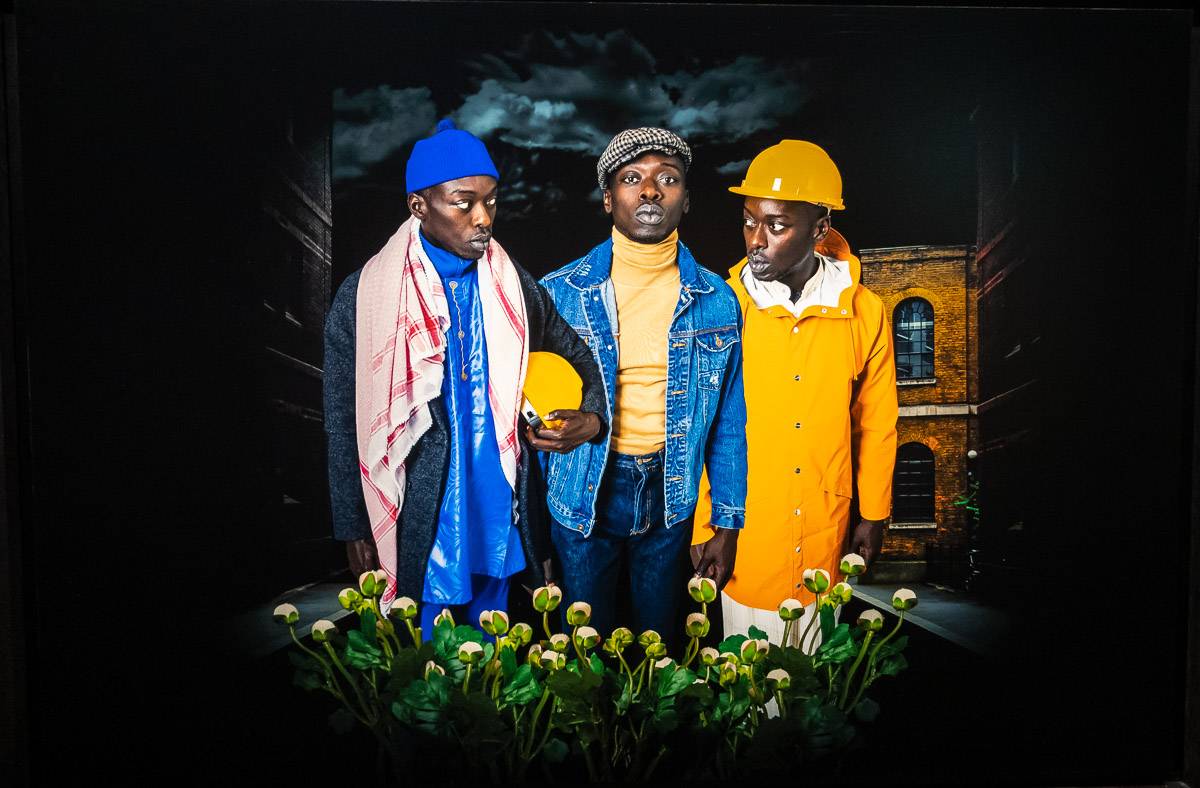 Colourful self-portraiture by Omar Diop at Fotografiska Tallinn