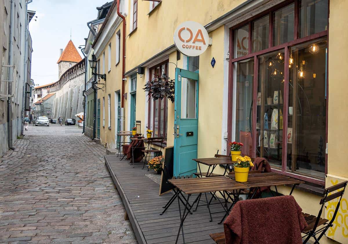 I loved the simple cafes you come across on the quiet streets