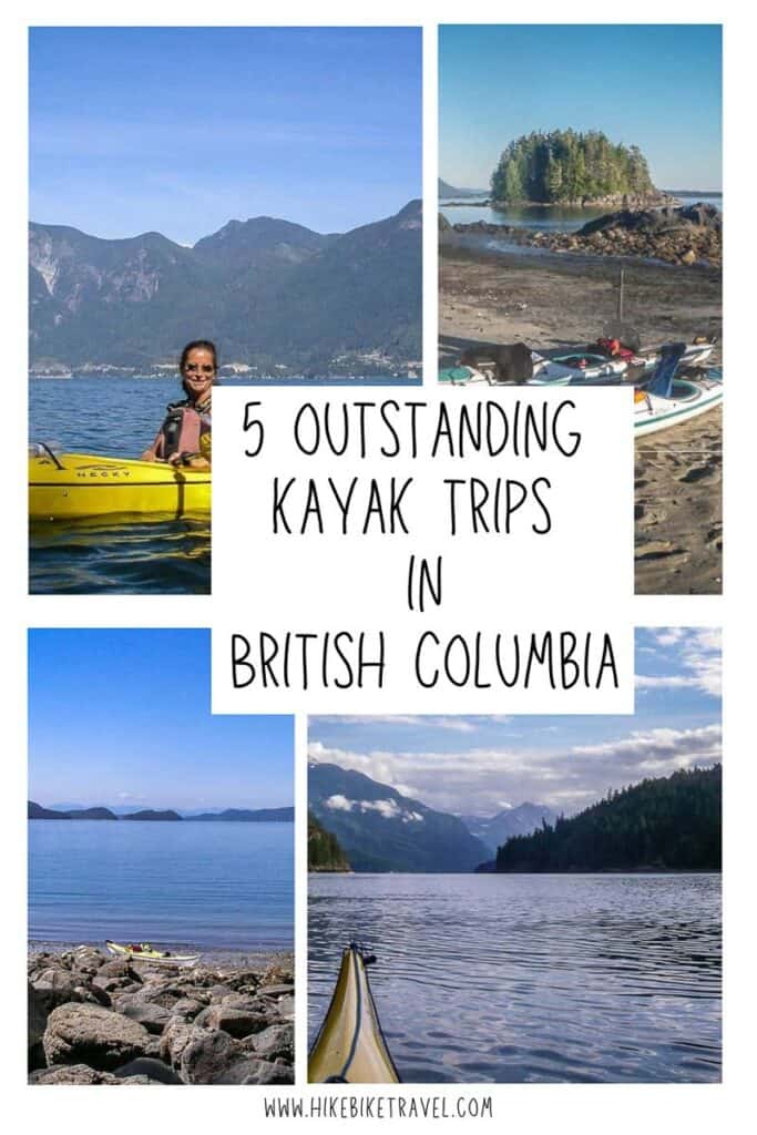 5 outstanding sea kayak trips in British Columbia including Desolation Sound & the Johnston Strait