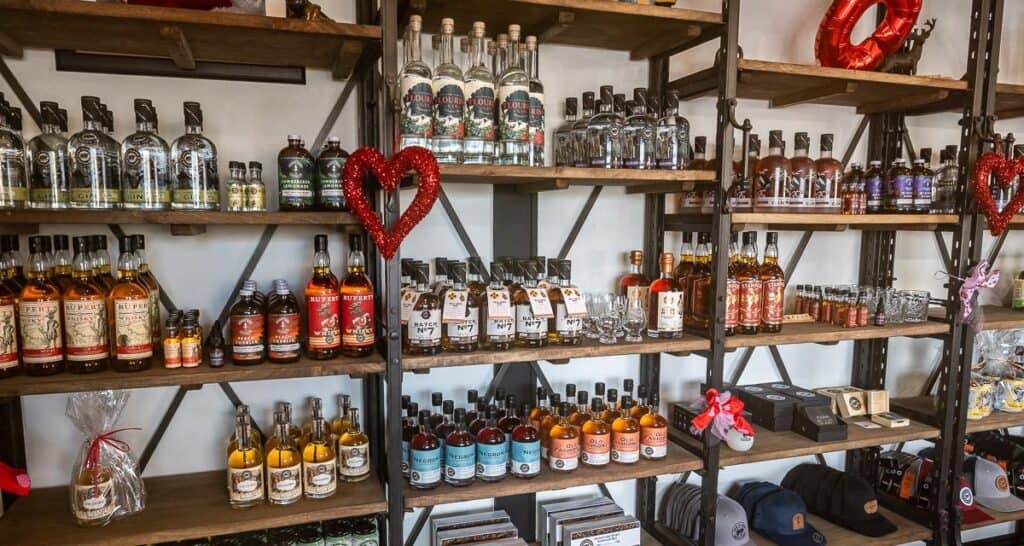 At the Eau Claire Distillery you'll find whiskey, gin, vodka, single-malt whiskey and cocktails in a can