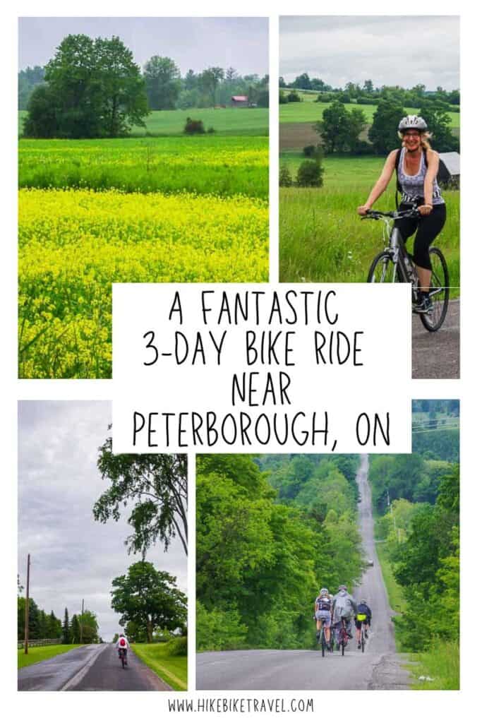 A fantastic 3 day bike ride around Peterborough, Ontario