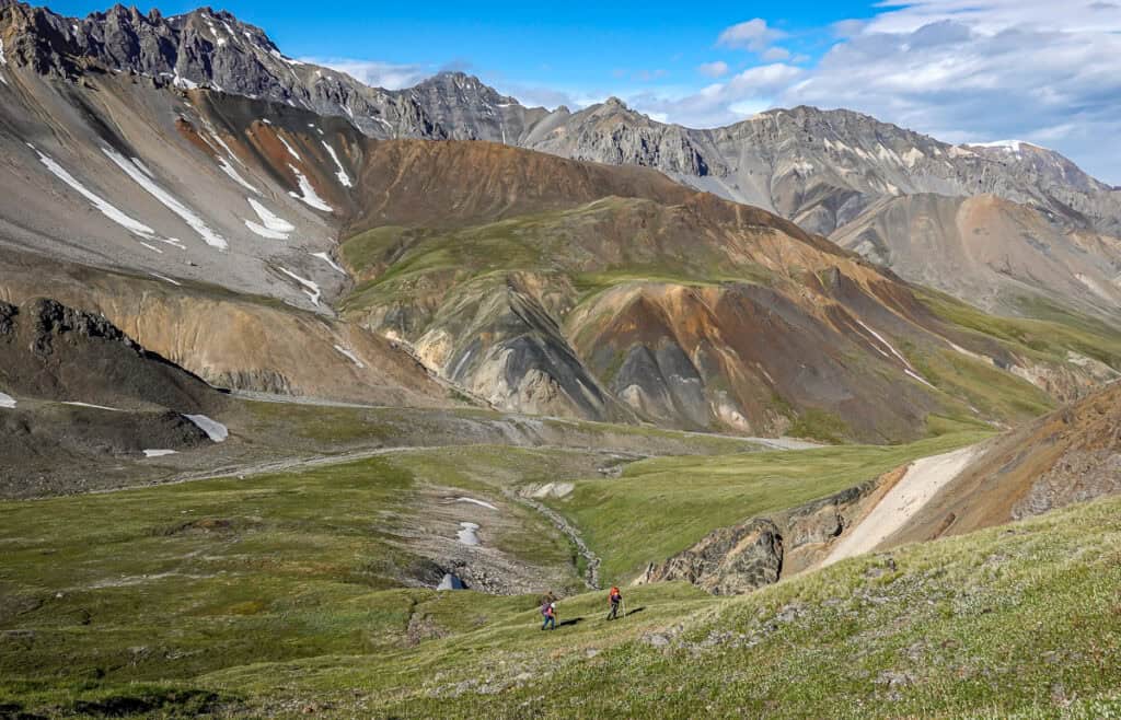 It was a stiff climb up to the pass but what a backdrop!