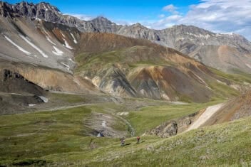 The mountain scenery on the 6th day backpacking in Kluane National Park was extraordinary; this is one of the best things to do in the Yukon