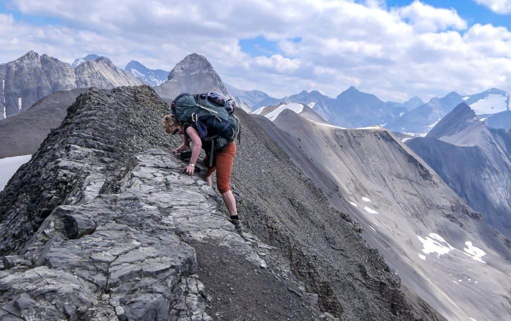 I'm very focused on the airy part of the Northover Ridge hike