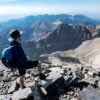 John on the summit of Wheeler Peak - the second highest mountain in Nevada