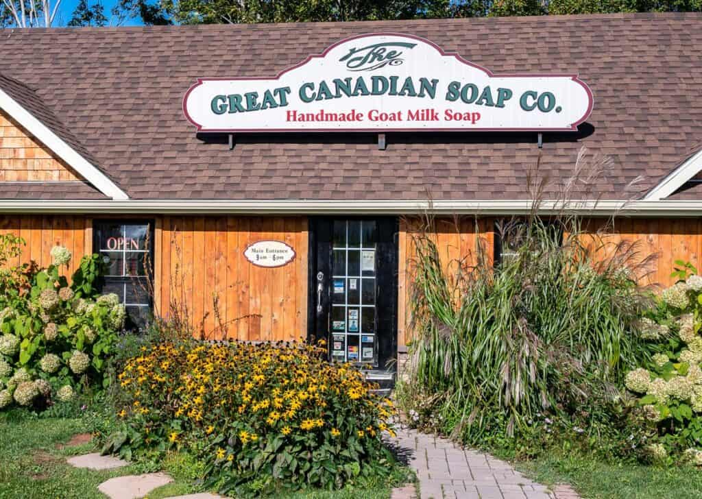 Walk right by the Great Canadian Soap Company - something that's portable to take home