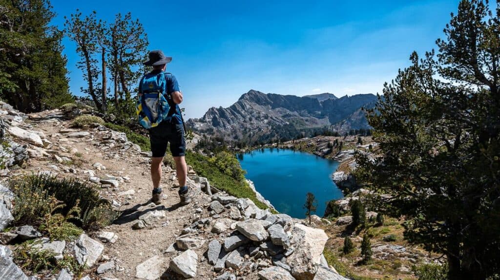 A gorgeous view of Liberty Lake in the Ruby Mountains of Nevada