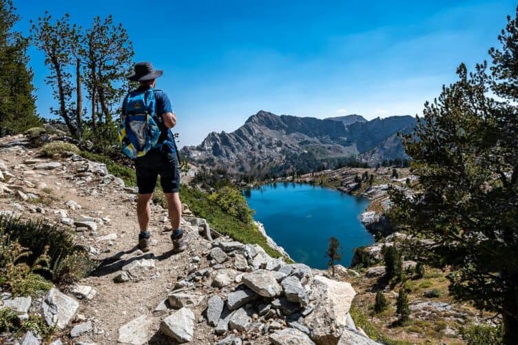 A gorgeous view of Liberty Lake in the Ruby Mountains of Nevada