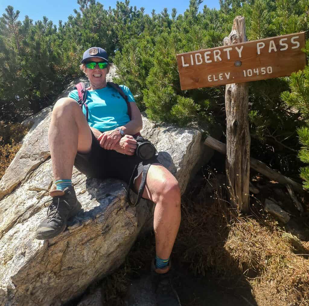 Me taking a breather at Liberty Pass in the Ruby Mountains of Nevada