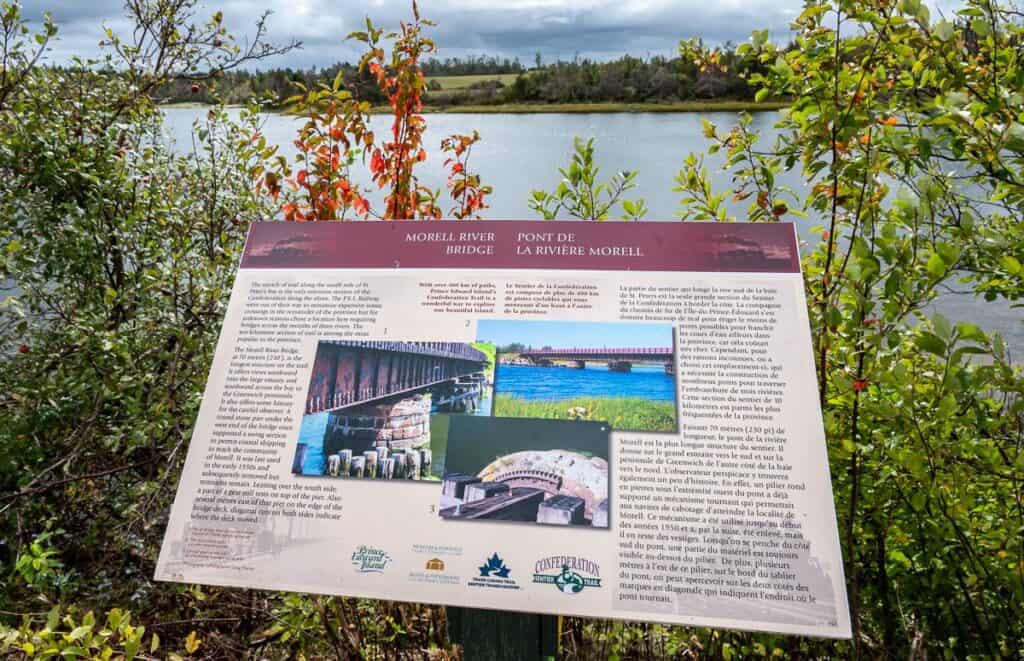 Lots of interesting signage along the Island Walk in PEI today