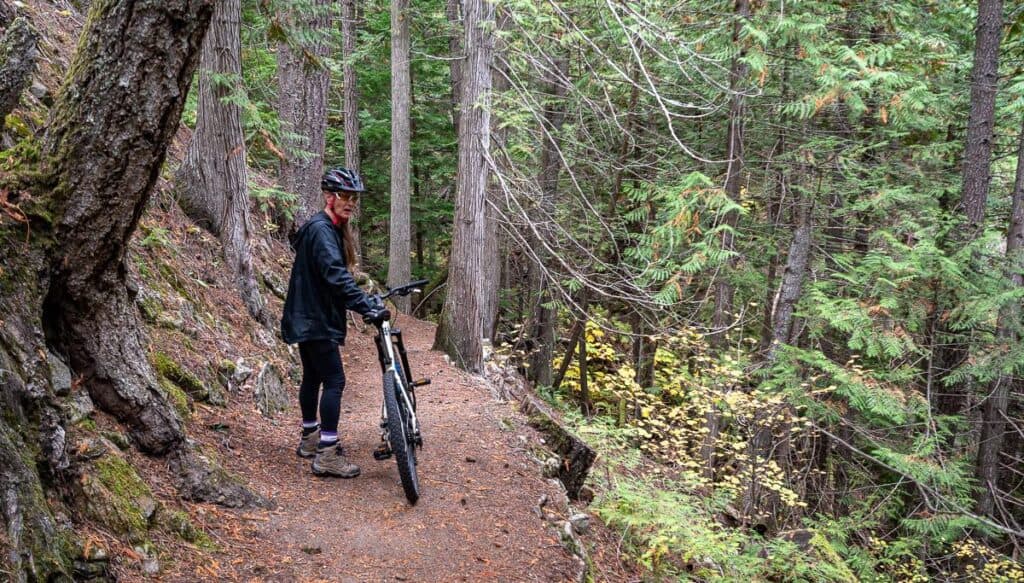 One of the sections is on the way to Three Forks with a bit of a descent