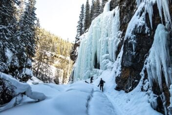 The Green Monster winter hike in Kananaskis